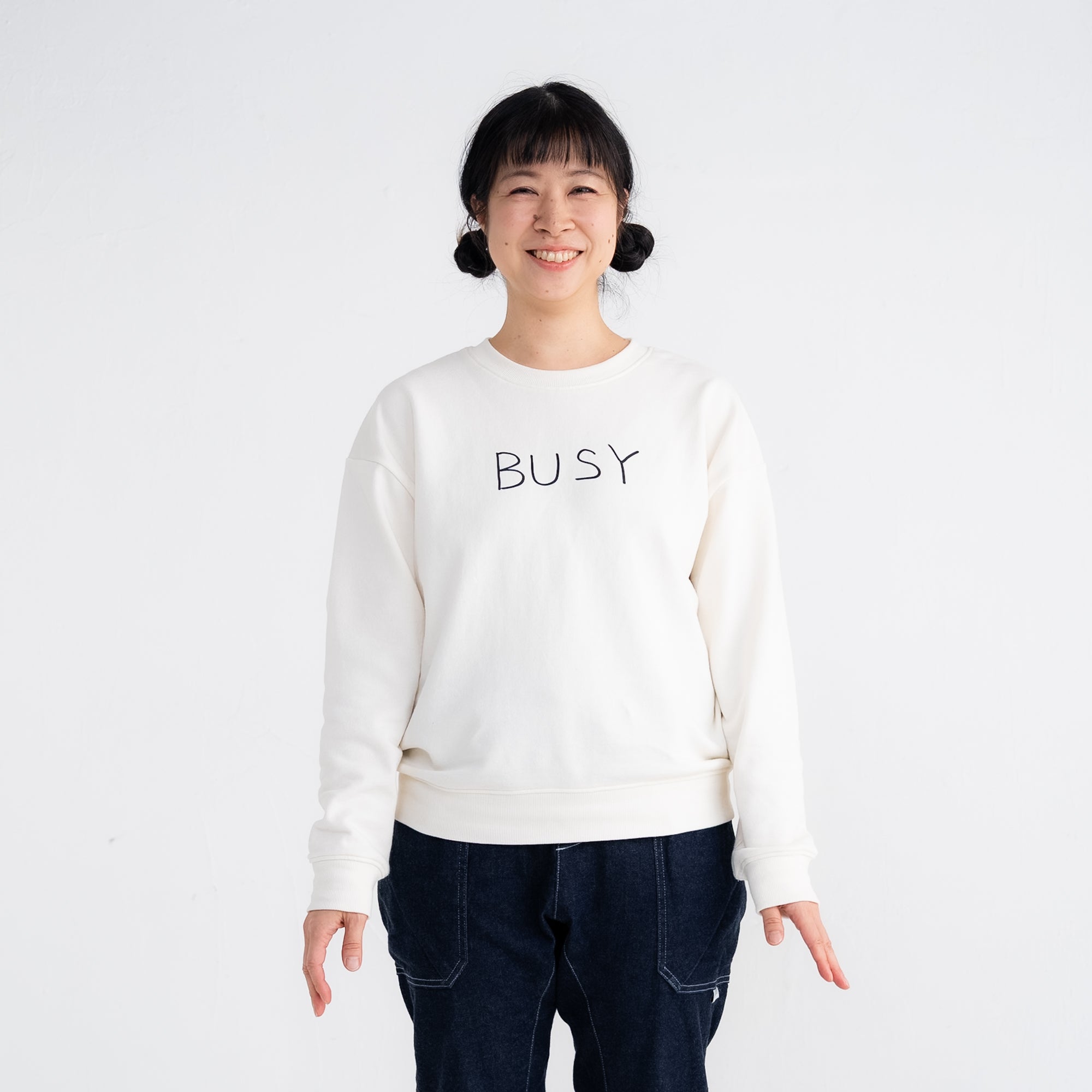 BUSY | 親子ペアセット・長袖スウェット
