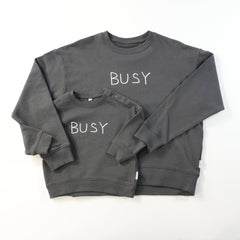 BUSY | 親子ペアセット・長袖スウェット